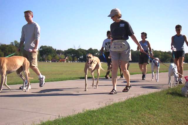 Chuy keeping up with the group.