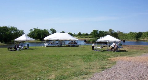 A beautiful day for a party