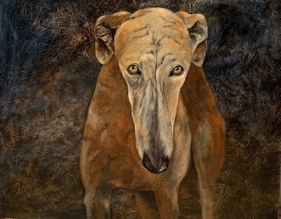 Travelers - Be An Angel Greyhound Painting