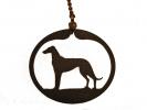 Fan Pull, Standing Greyhound - Click For Enlargement