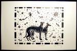 Celestial (Black on White) - 11x17 Print - Click For Enlargement