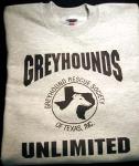 Greyhounds Unlimited Logo Sweatshirt - Click For Enlargement